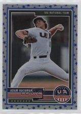 2023 Panini USA Baseball Stars & Stripes Stars Prizm Adam Hachman #51 4nm