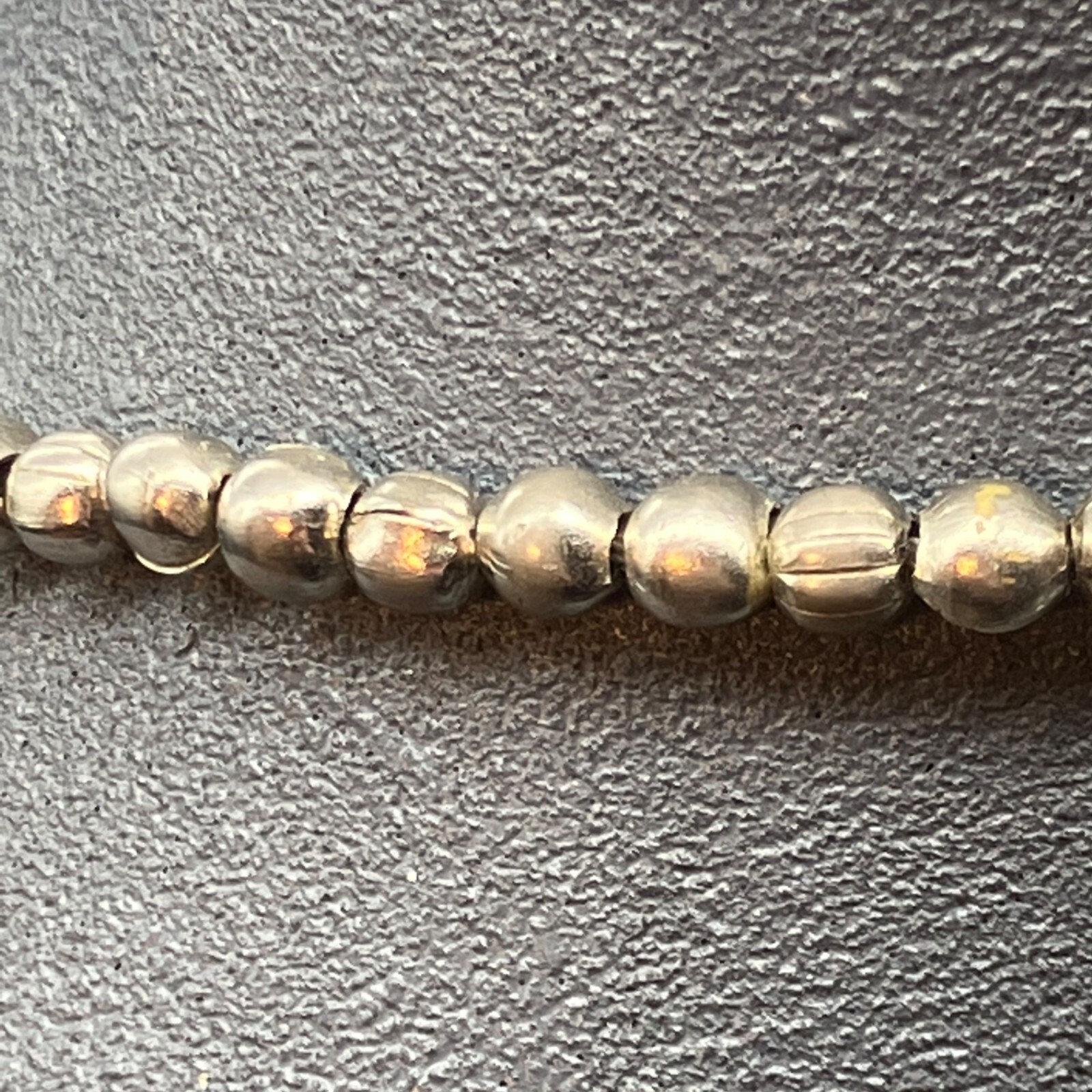 Statement Necklace Chunky Silver Black Multistran… - image 7