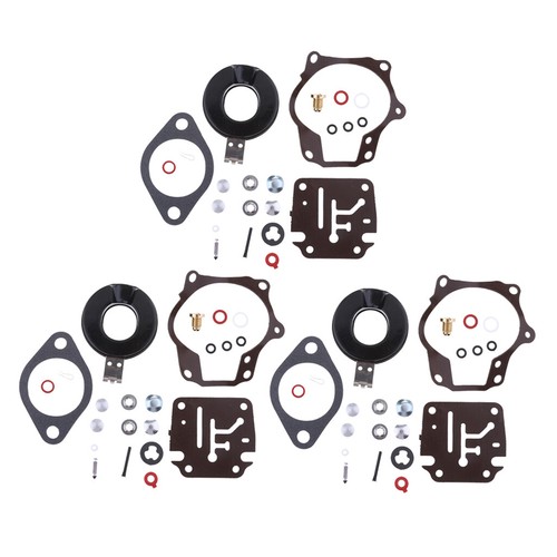 3 Sets Carburetor Repair Kit For Evinrude HP Motors - Picture 8 of 10