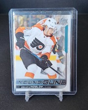 Oskar Lindblom 2018-19 Upper Deck Young Guns YG  Card #218 Rookie Card RC