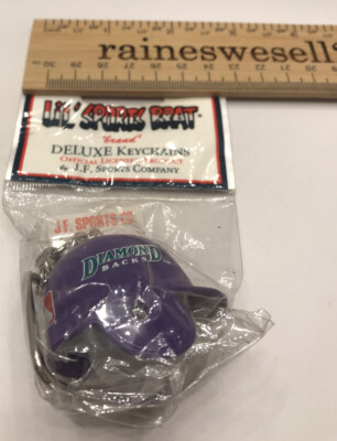 VTG MLB Arizona Diamondbacks Baseball Battin Helmet Keychain Lil Sports Brat NEW