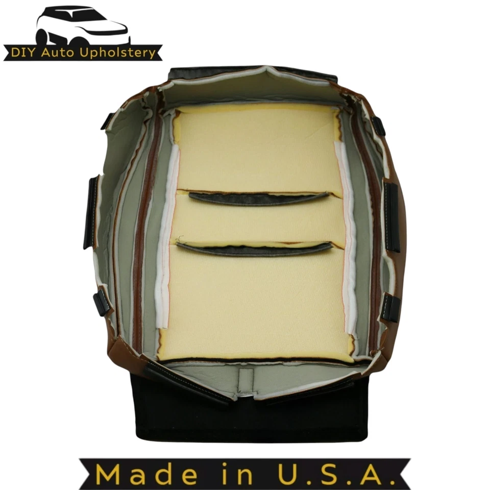 2011-2021 Compatível com Jeep Grand Cherokee Capas Frontais de Couro Genuíno Sobrancelha Selim - Imagem 4 de 4