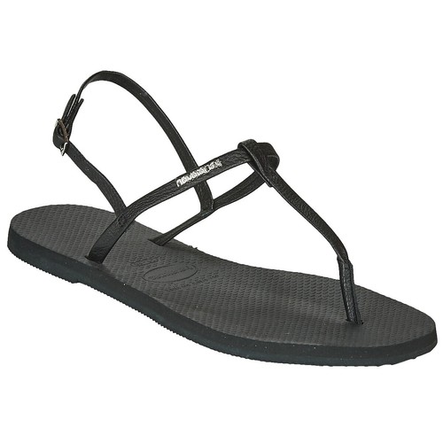 Strive Aruba Womens Back Strap Summer Leather Sandals In Black  display picture 1