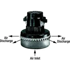 Ametek Lamb Vacuum Blower Motor 24 Volts DC 116155-00