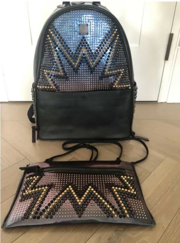 MCM Dual Stark Cyber Glow Mystic Studded Convertible  display picture 3