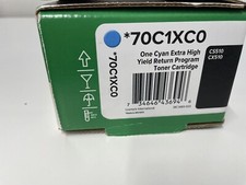 SEALED NEW- Lexmark 70C1XC0 Cyan Extra High Yield Return Program Toner Cartridge