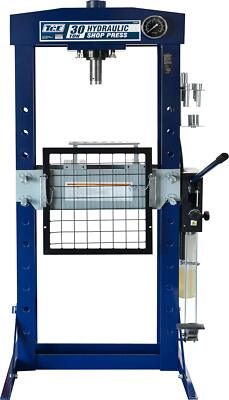 TCE 30Ton Speedy Dual Funciton Quick Pump Manual Shop Press with Hand,Foot Pedal