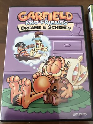 Lot Of 2 Garfield & Friends Cartoon DVDs Ode to Odie & Dreams