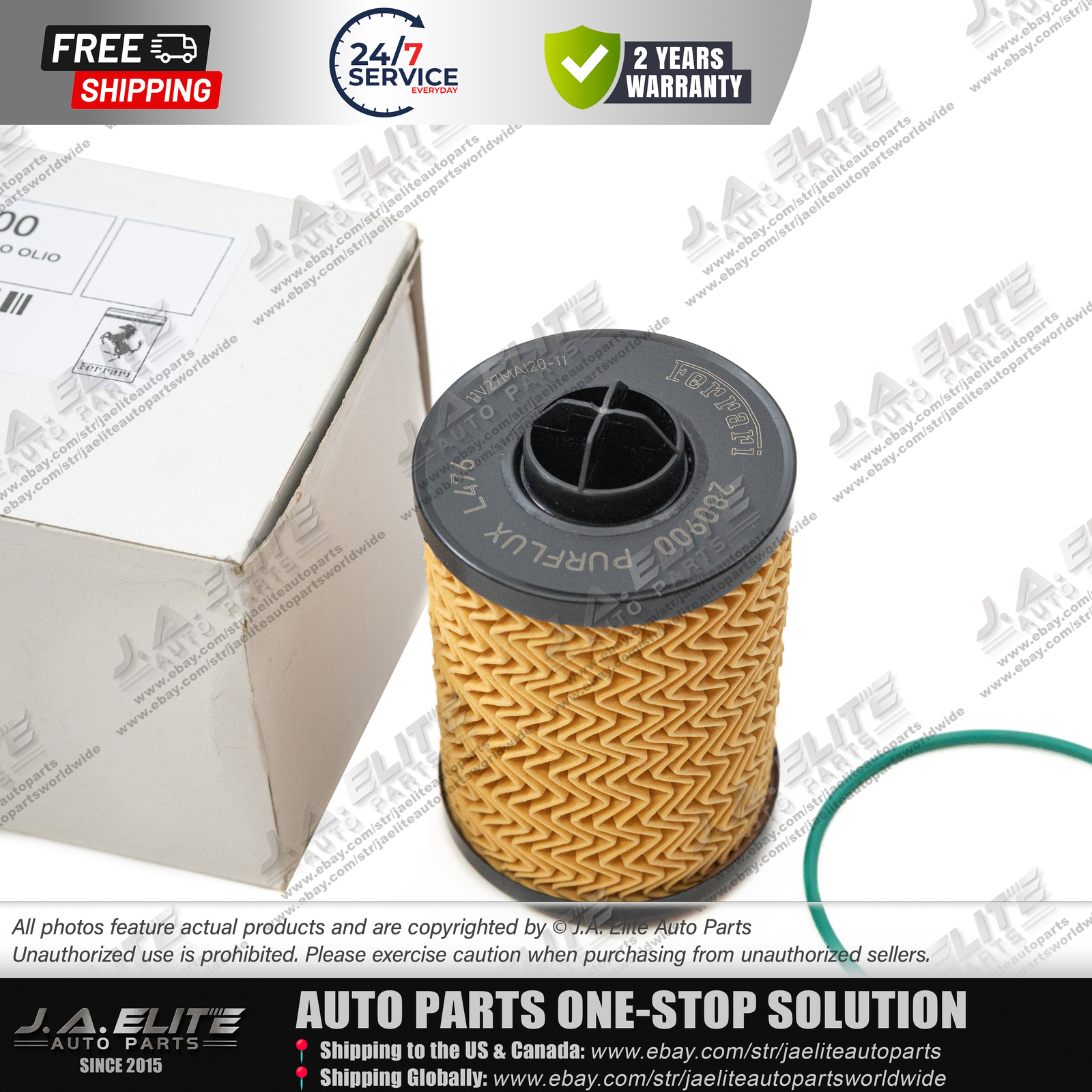 Genuine Ferrari Oil Filter for Ferrari F12 812 LaFerrari 296,  280900