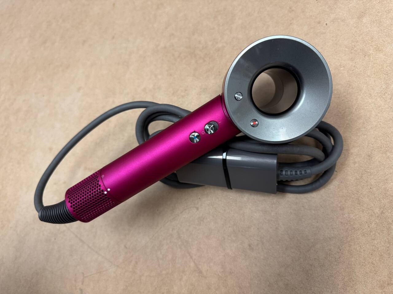 Dyson Supersonic HD07 Genuine Silver Fuchsia V9 Hair Dryer Styling Tool