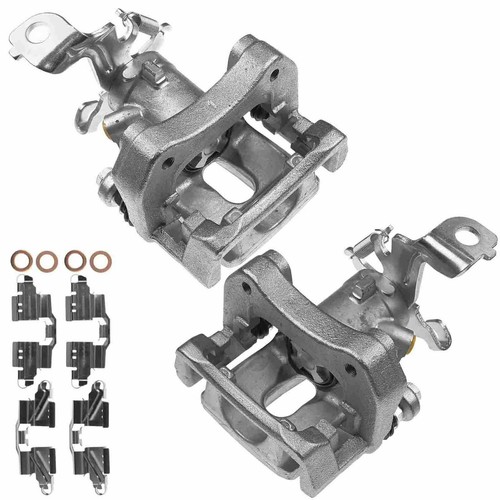 2x Rear Brake Calipers w/ Bracket for Toyota Matrix 2009-2013 Pontiac ...