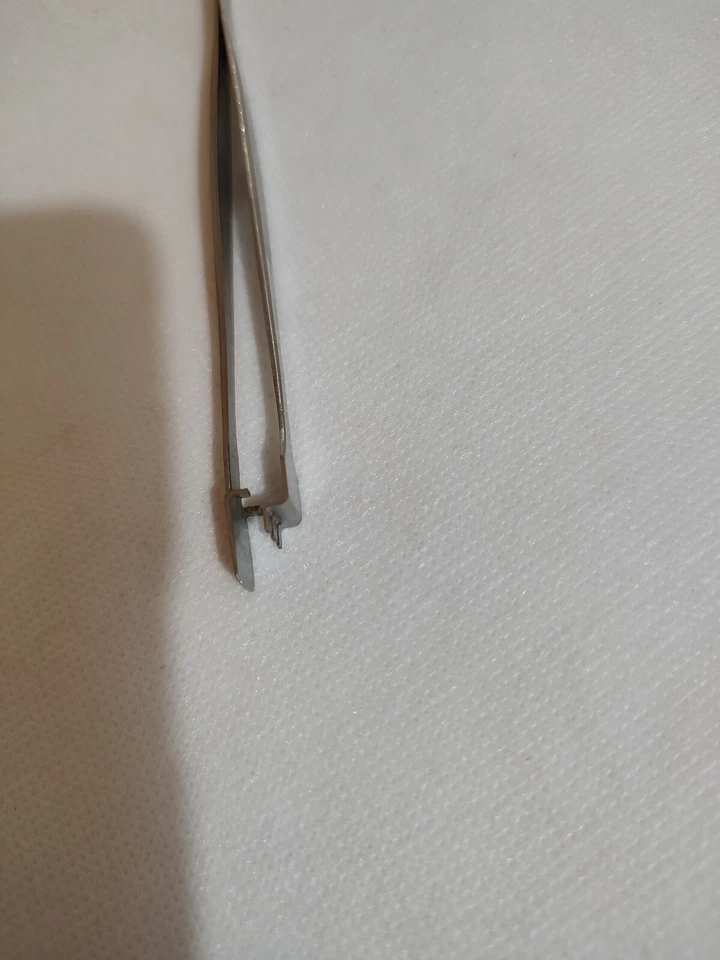 Herramienta Pinzas de Agarre de Oblea 43 WF SA Acero Inoxidable Antiácido para Reparación de Computadoras Foto 4 de 4