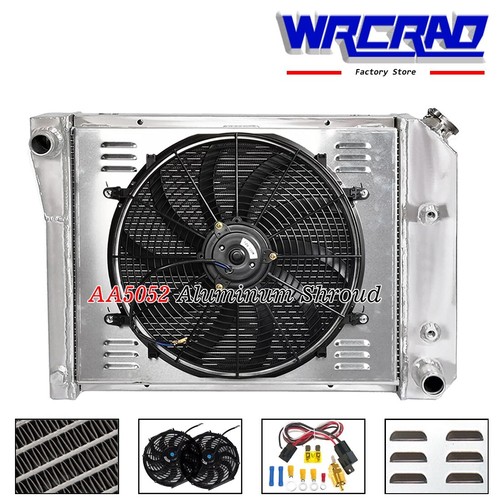 Radiator+Shroud Fan+Relay fits 1968-74 Chevy Nova 1970-81 Camaro 75-87 El Camino - Picture 2 of 5