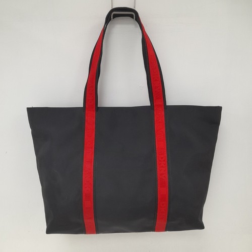 DKNY Holdall Tote Bag Large Black Red Textile Women's RMF13LR eBay