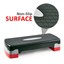 AEROBIC STEPPER CARDIO FITNESS STEP BOARD 2 TIER HOME GYM EXERCISE ...