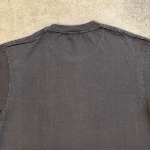 John Elliott Black Cotton Blend Short Sleeve Shirt Men's Size 2 - Picture 8 of 9
