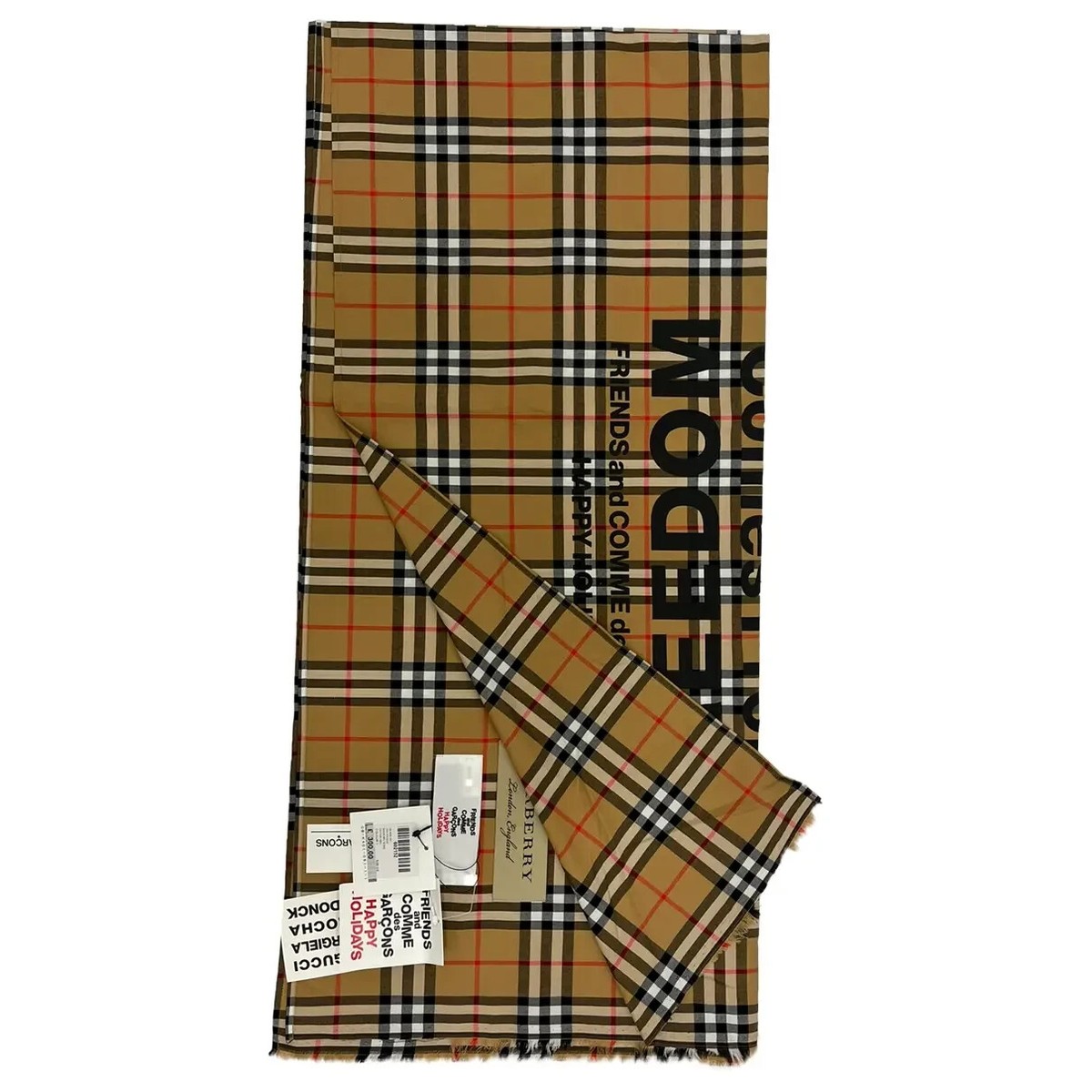 BURBERRY x COMME des GARCONS × Burberry ストール Comme des Garçons