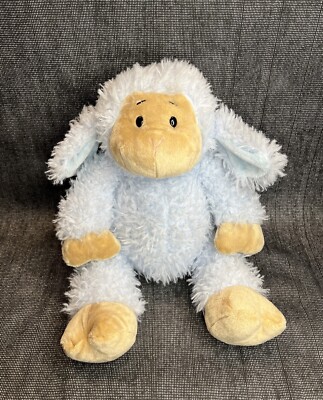 Ganz Lamb Plush 15'' Sitting Pretty Sheep Blue Tan Easter Spring Stuffed Animal 