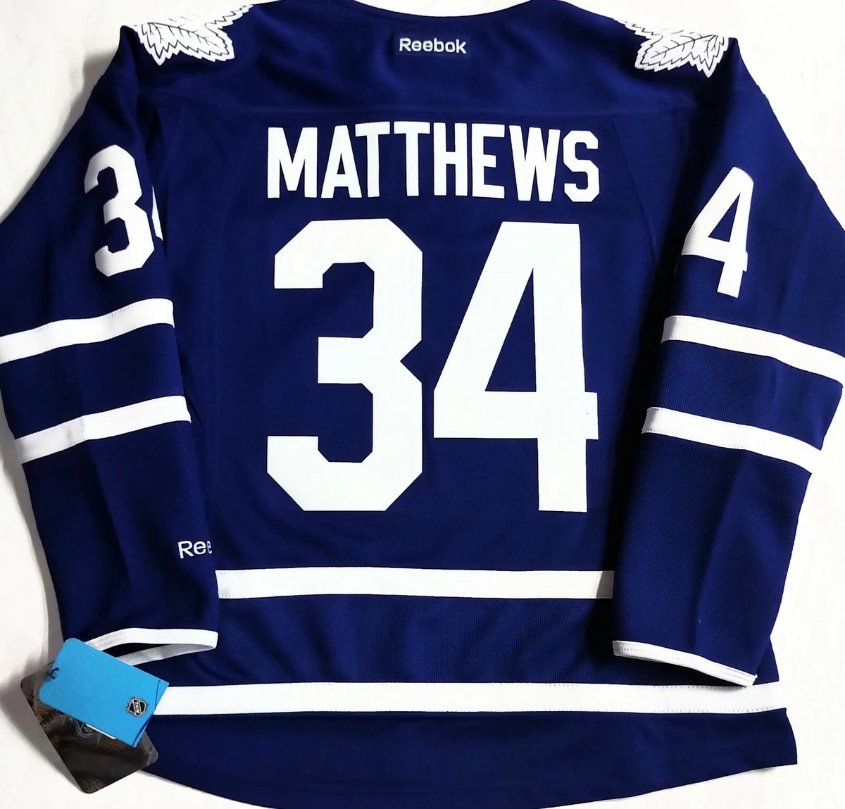 NWT-WOMEN-SMALL AUSTON MATTHEWS TORONTO MAPLE LEAFS REEBOK LICENSE HOCKEY  JERSEY