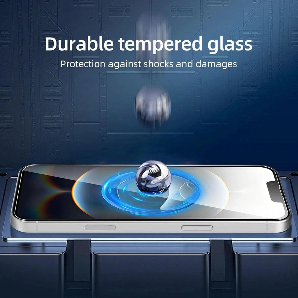 4 Pack Tempered Glass Screen Protector for iPhone 17 16 15 14 13 12 11 XR SE 8 - Image 4 of 4
