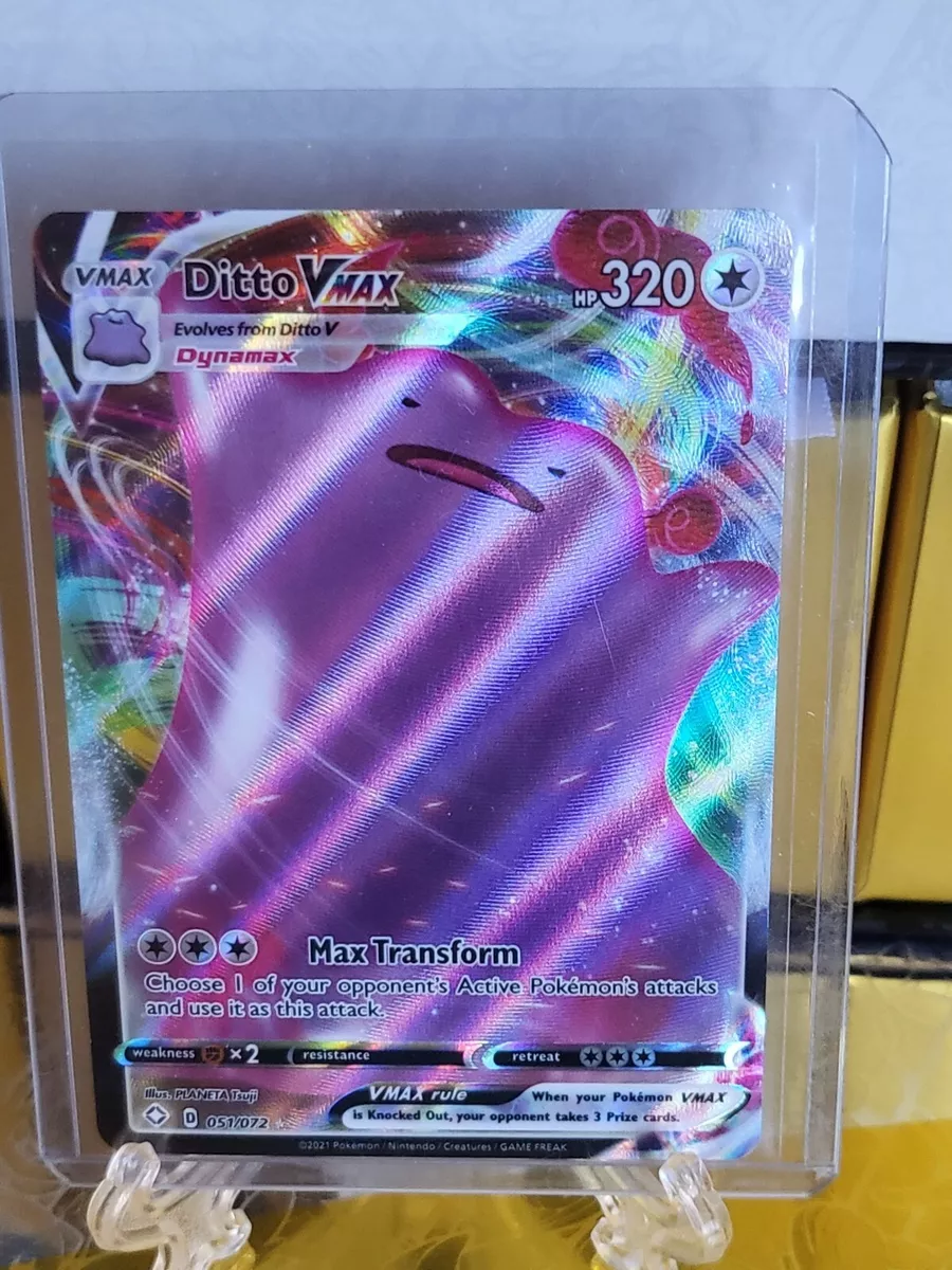 POKEMON TCG DITTO V 50/72 SHINING FATES ULTRA RARE!!