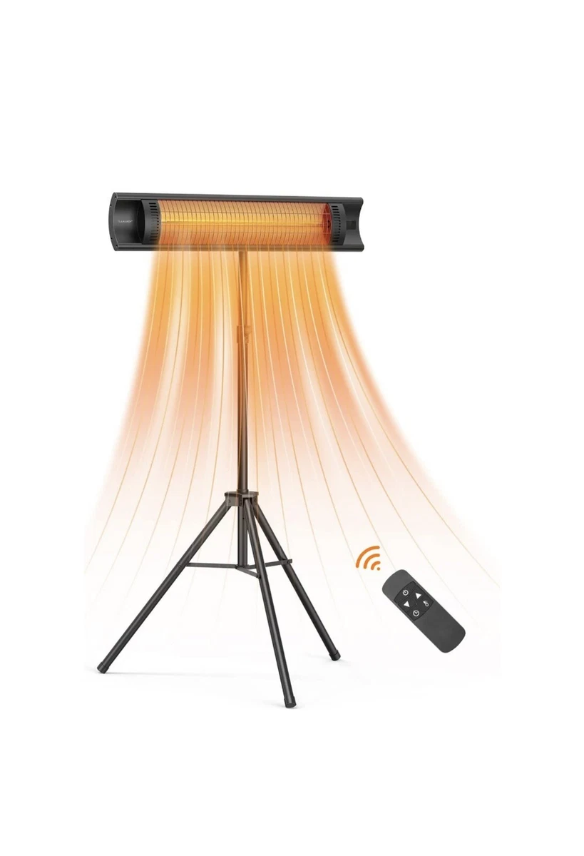 Outdoor Patio Heater, Luwior Electric Infrared Heater with Remote,  GarageBin. | eBay