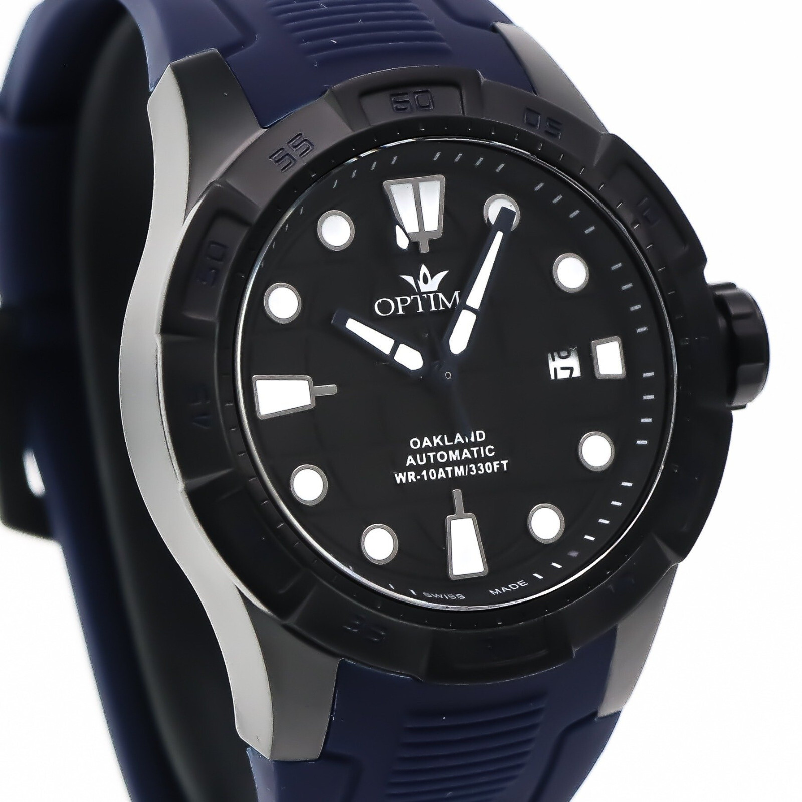Montre automatique Homme Optima OAKLAND OSA481-BX-9 Swiss automatic étanche avec bracelet acier