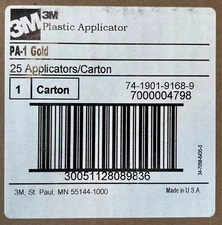 3M™ Hand Applicator PA1-G Gold Squeegee 25/CARTON 71602 Squeegee