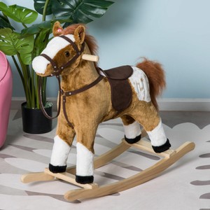 ride on plush horse