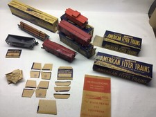 Vintage American Flyer S Gauge Freight Cars And Boxes Lot