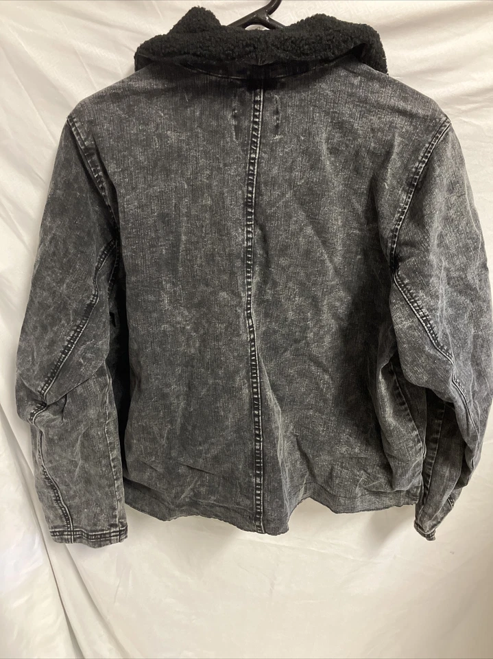 Chaqueta vaquera LOGO by Lori Goldstein con Sherpa W Sherpa - Carbón (4X) A558174 - Foto 4 de 4