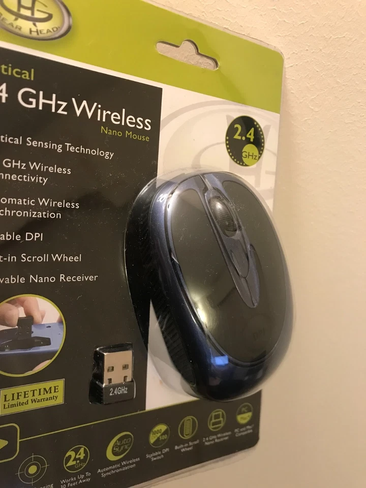 Gear Head 2.4 GHz Wireless Nano Mouse Optical - Image 2 of 3