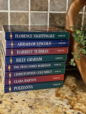 Vintage Lot of 8 Young Reader's Christian Library Books 1980s-90s