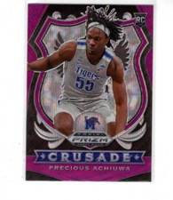 Precious Achiuwa 2020 Panini Draft Picks RC Crusade Purple Wave Prizm #88 Rookie
