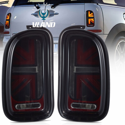VLAND Getönt LED Rücklichter für 2007-2012 Mini Cooper Clubman R55 Bremsleuchten