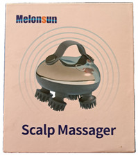 Portable Electric Scalp Massager, Rechargeable IPX7 Waterproof Heated Scalp M...