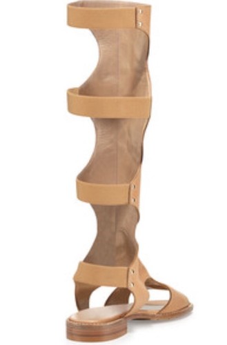 STUART WEITZMAN PECAN LEATHER BACKVIEW GLADIATOR SANDALS BOOT 5.5 NEW CELEBRITY - Picture 12 of 12