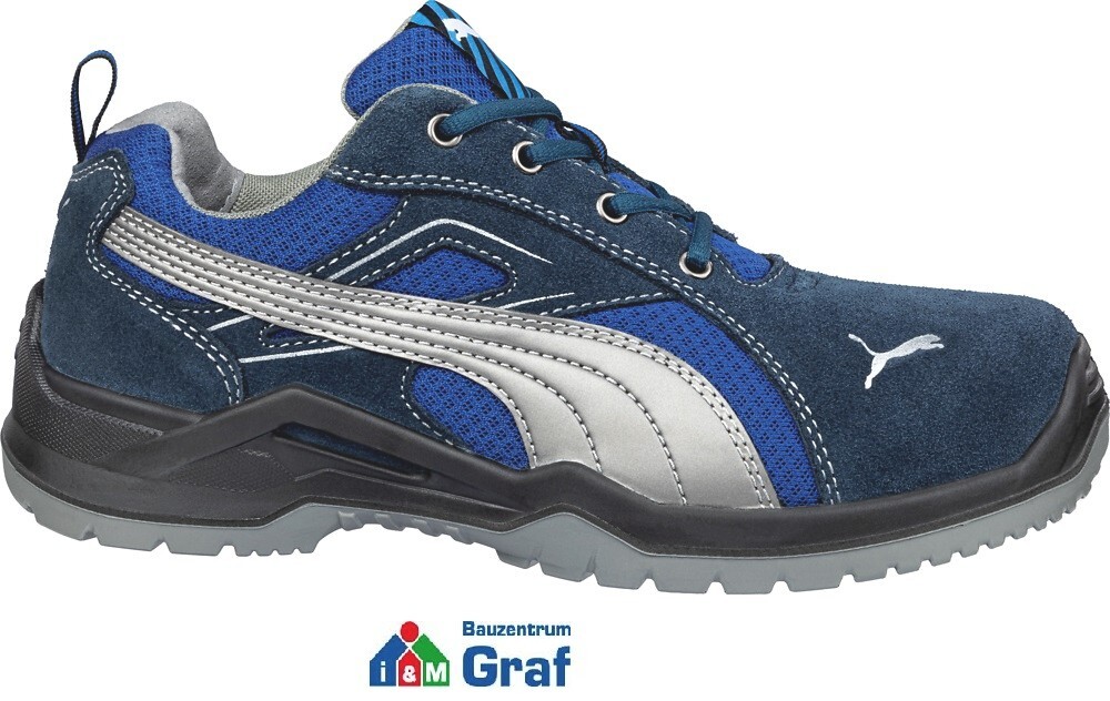 PUMA Seguridad Omni Azul Low Calzado de S1P Src, Tamaños 41-46 Para Elección