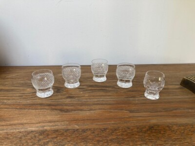 Vintage Whisky/Schnapsglas 4er Set + eines etwas kleineres
