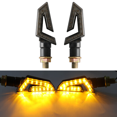 Arrow Motorcycle LED Turn Signals Blinker Light For Honda Yamaha Kawasaki Suzuki