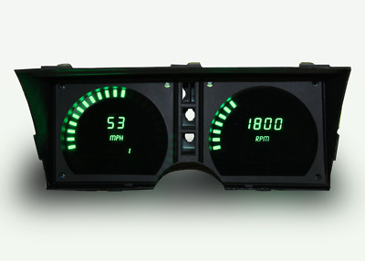 1978-1982 C3 Corvette Digital Dash Panel Green LED Gauges Made In The USA