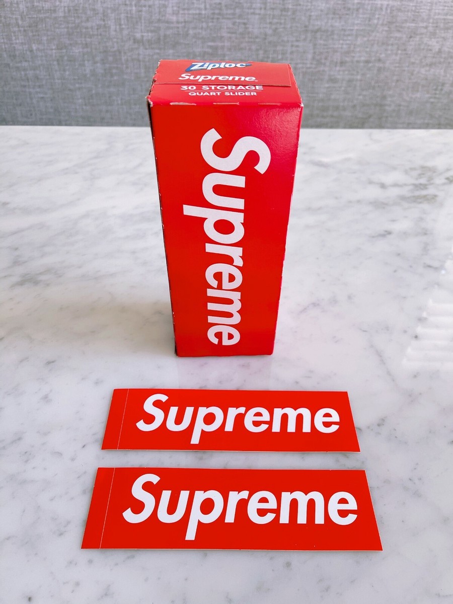 NEW Supreme Ziploc Bags (Box of 30) SS20 Week17 IN HAND Fast