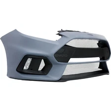 Front Bumper Cover For 2016 2017 2018 Ford Focus RS Grille Grill Fog Complete