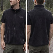 Vintage The North Face Denali Fleece Vest Black Small Made in USA 90s Gorpcore