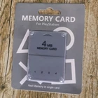 4MB Memory Card For Sony PS1 Playstation 1 PSX Game System White for Computer MO