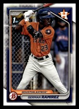 German Ramirez 2024 1st Bowman Prospect #BP-93 Houston Astros ROOKIE