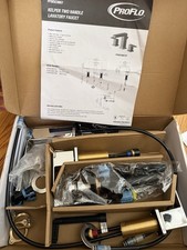 PROFLO Kelper 8in Widespread 2-Handle Lever Bathroom Faucet Chrome WaterSense
