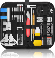 Watch Repair Kit, 151 PCS Professional Watch Battery Replacement Tool Kit, Watch