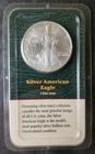 2000 $1 American Silver Eagle Dollar in a Littleton Holder
