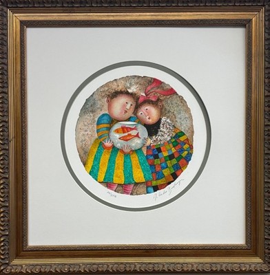 Graciela Rodo Boulanger ''Deux Pour Deux'' (Avec La Poisso) Hand Signed & # ART